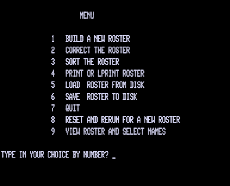 Screen shot